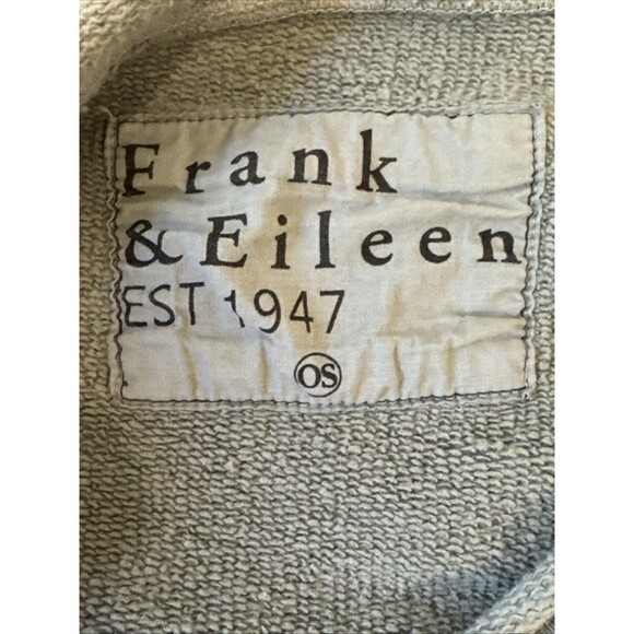 Frank & Eileen Olive Original Capelet Sweatshirt Sage Poncho One Size Cotton - Picture 4 of 7